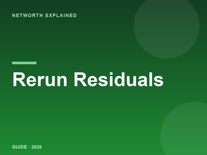 Do Actors Get Paid for Reruns? How Residuals Actually Work