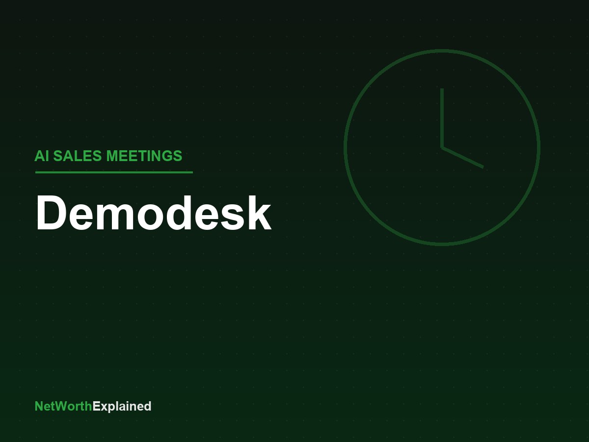 Demodesk Review 2026: AI Sales Meetings, Scheduling, and Coaching