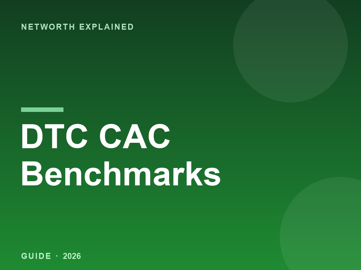DTC Customer Acquisition Cost Benchmarks (By Category and Channel)