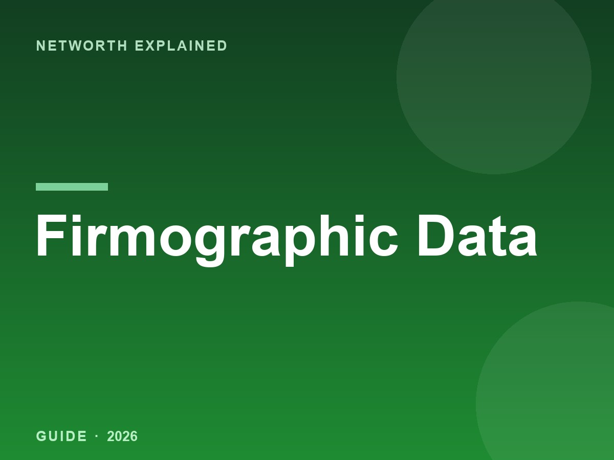 What Is Firmographic Data in B2B Sales?