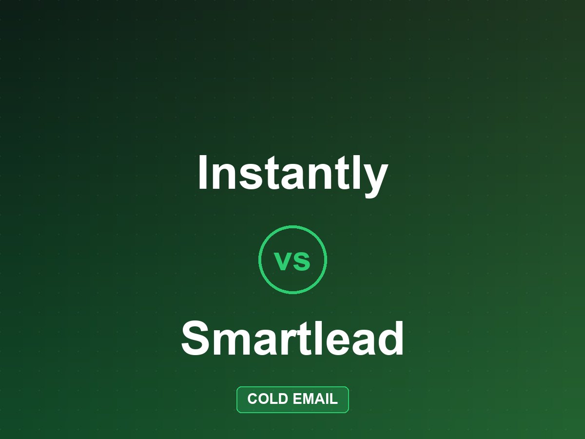 Instantly vs Smartlead (2026): The Cold Email Showdown