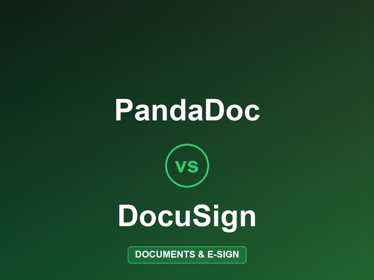 PandaDoc vs DocuSign (2026): Document Workflow vs E-Signature