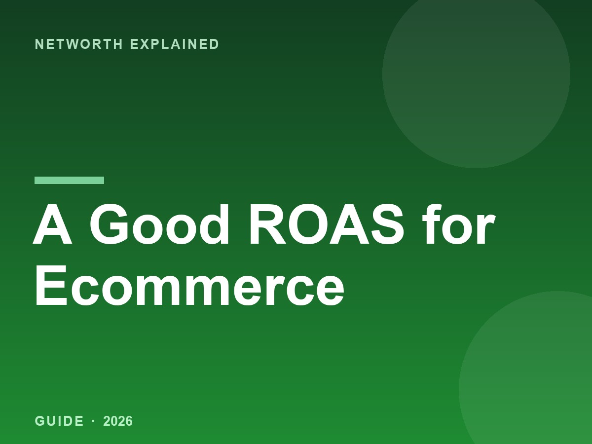 What Is a Good ROAS for Ecommerce?