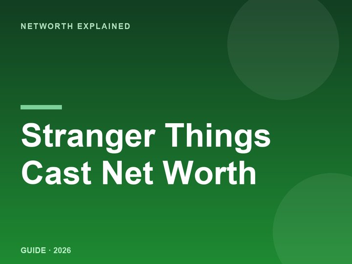 Stranger Things Cast Net Worth in 2026: Salaries and Fortunes