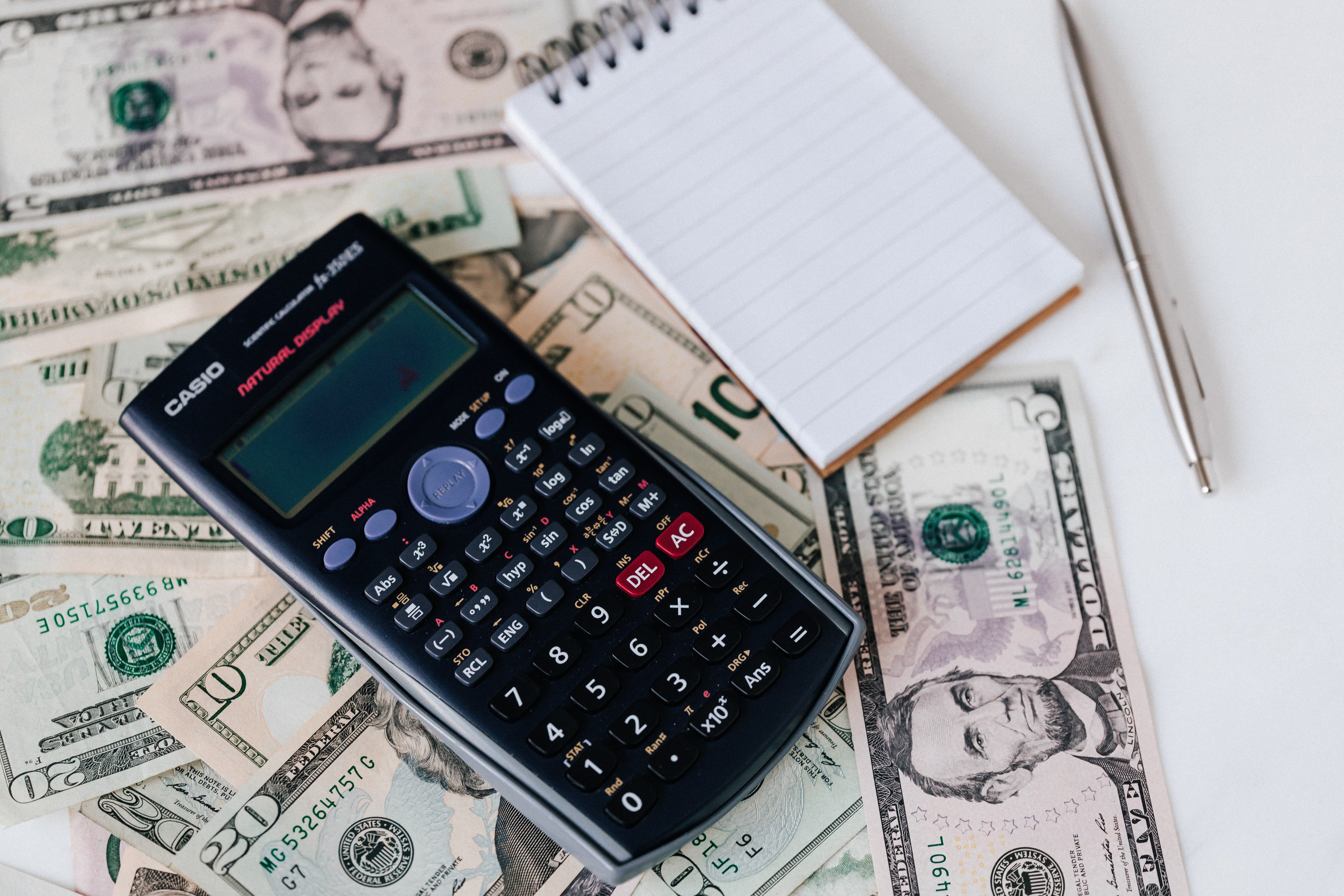 Tax deduction math illustration