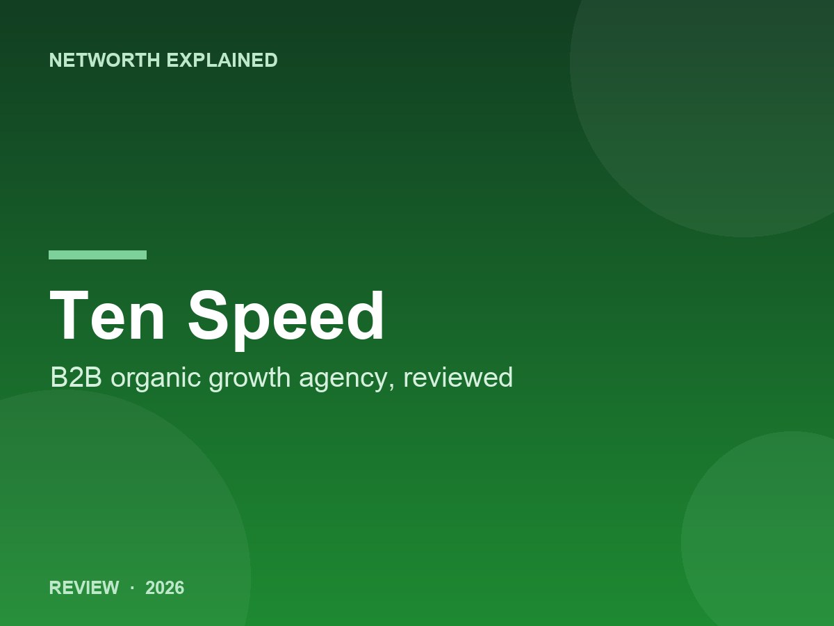 Ten Speed agency review 2026